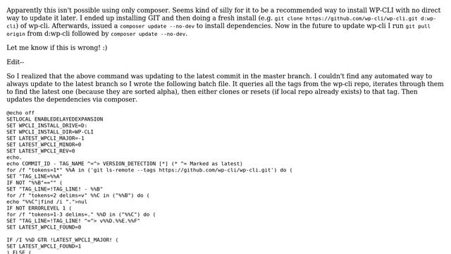 Wordpress: How to update WP-CLI on Windows via Composer? (2 Solutions!!) смотреть онлайн