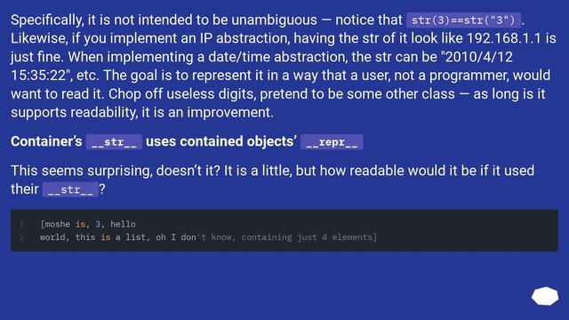What is the difference between __str__ and __repr__? смотреть онлайн