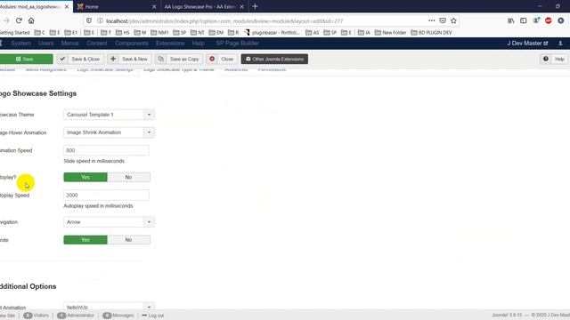 Joomla Module : AA Logo Showcase Pro