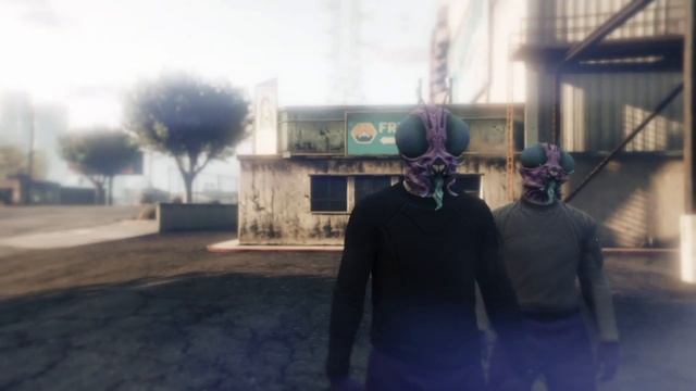 GTA 5 Online | Глитч на цветные джоггеры | Фиолетовые и оранжевые тришки | Видео на русском | PS4 смотреть онлайн