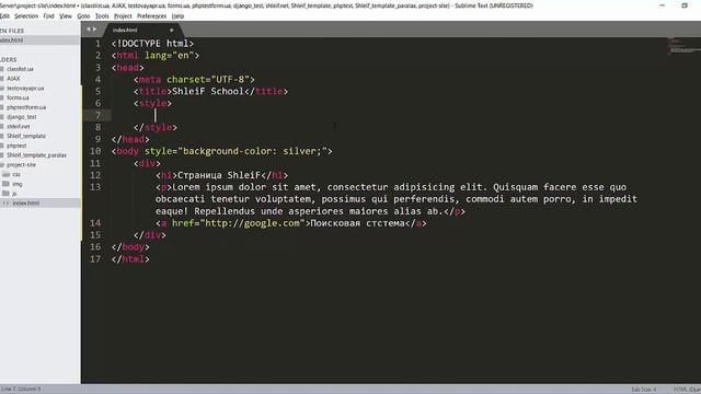 HTML & CSS. Тег DIV. Подключаем стили CSS смотреть онлайн