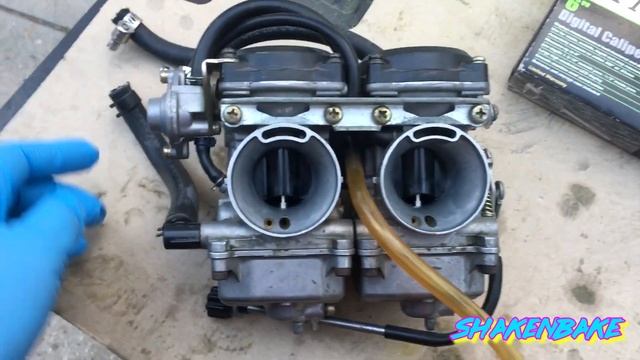 How to Clean Motorcycle Carbs (Ninja 250) смотреть онлайн