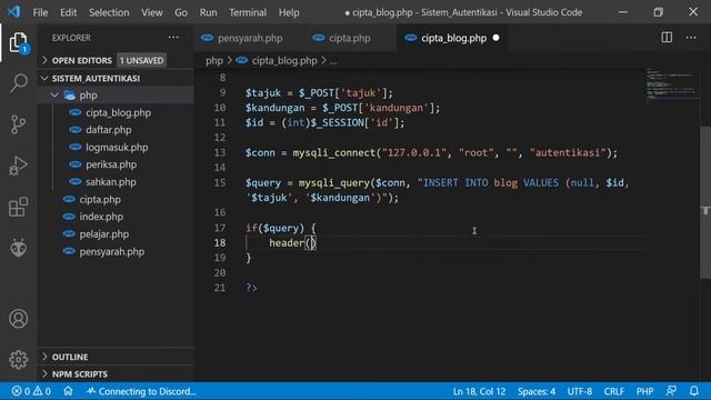 [PHP & MySQL] Bina Blog Asas | Pengaturcaraan Melayu | Programming Malay | Malaysia | JomBINA смотреть онлайн