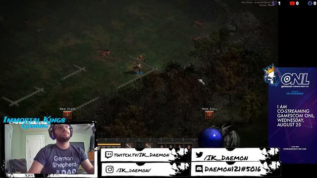 Diablo 2: Resurrected Beta! Also Co-Streaming Gamescom ONL Aug.25th 2pm EST смотреть онлайн