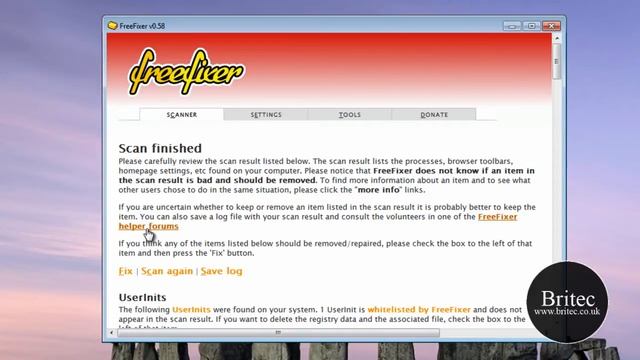Free Fixer Malware Removal For Windows by Britec смотреть онлайн