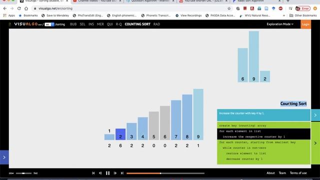 Counting Sort Animation смотреть онлайн