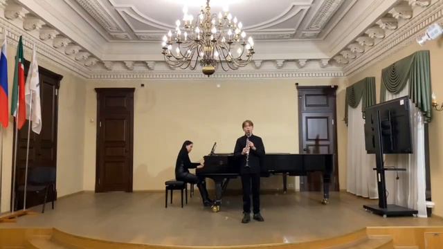 Амирхан Шарифулин 13 лет. Г.Берман "Адажио" для кларнета ор.23, А.Рабо "Конкурсное соло" ор.10 смотреть онлайн
