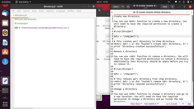 Ch 14 directory in perl programming смотреть онлайн