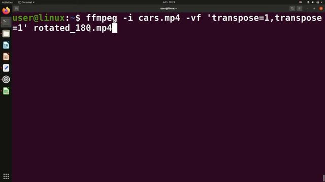 Rotate Video by 180° using ffmpeg easily. смотреть онлайн
