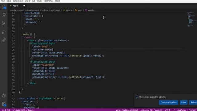 React Native-Floating Label Textinput смотреть онлайн