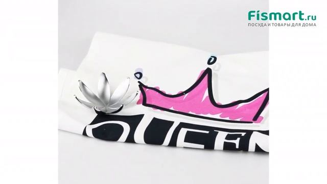 Обзор посуды для кухни | Полотенце кухонное Daribo Queen: где купить недорого - Fismart смотреть онлайн