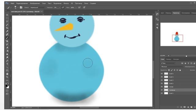 Простые формы в Photoshop.