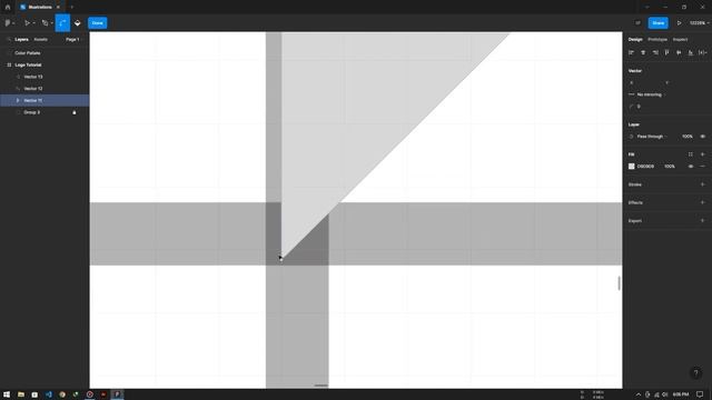 Creating a "M Logo" -- in Figma. смотреть онлайн