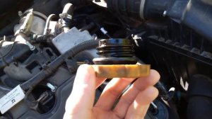 Как устранить масляные потёки на горловине двигателя LADA.