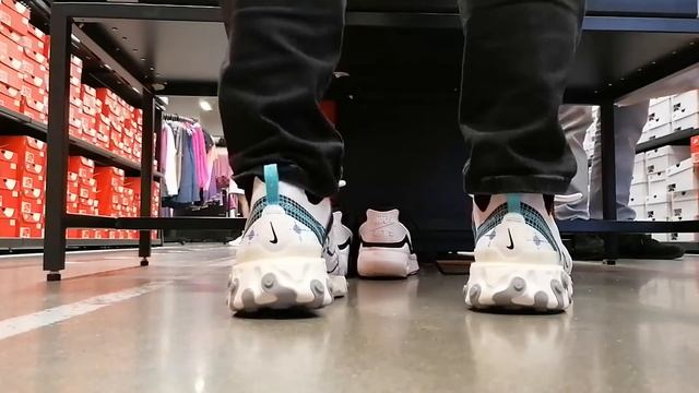 Nike React Element 55 REVIEW & ON-FEET Test (White) смотреть онлайн