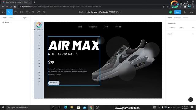 Nike UI design template for Figma | GTAMC Vfx | #1 смотреть онлайн