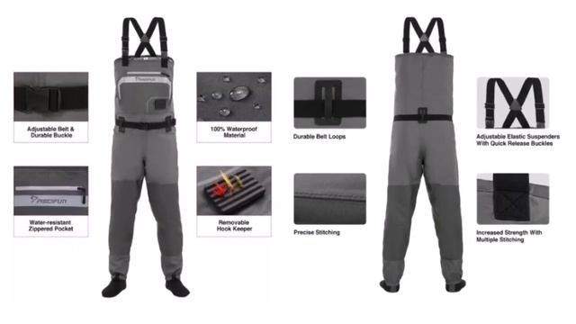 9 Вейдерсы с Алиэкспресс для рыбалки Aliexpress Best Fishing Waders 2021 Рыболовные костюмы из Кита смотреть онлайн
