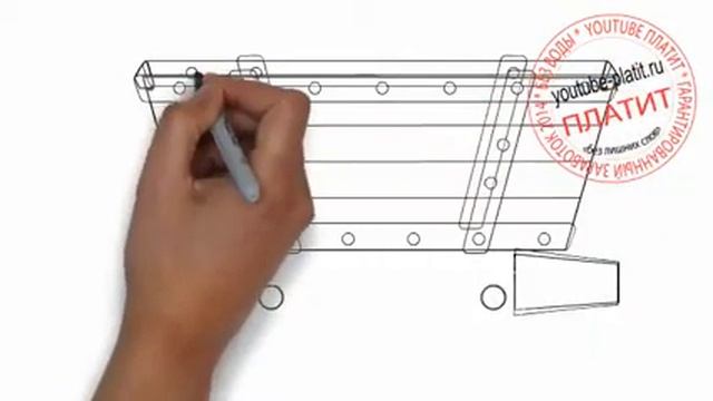 Как простым карандашом нарисовать вагонетку смотреть онлайн