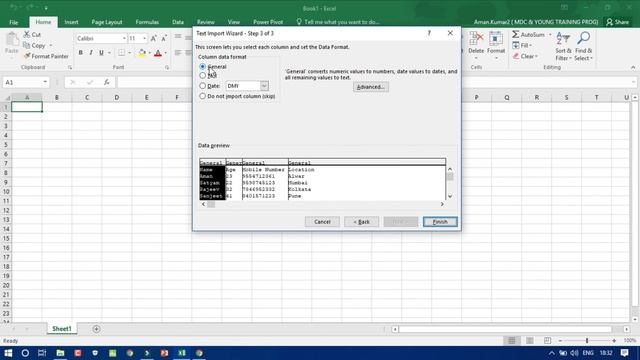 Convert Notepad file into Excel Data | Comma Delimited, Tab Delimited & Fixed Width data into Exce смотреть онлайн