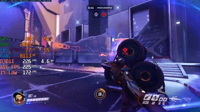 Overwatch / OW - RTX 3060 Ti + i5 10400F - 1080p Max Settings - FPS Benchmark Test смотреть онлайн