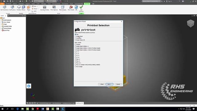 3D printing with Autodesk Inventor and Cura смотреть онлайн