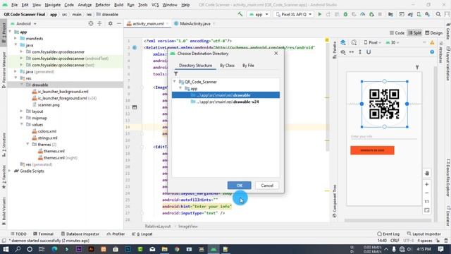 HOW TO CREATE QR CODE GENERATE APP IN ANDROID STUDIO смотреть онлайн