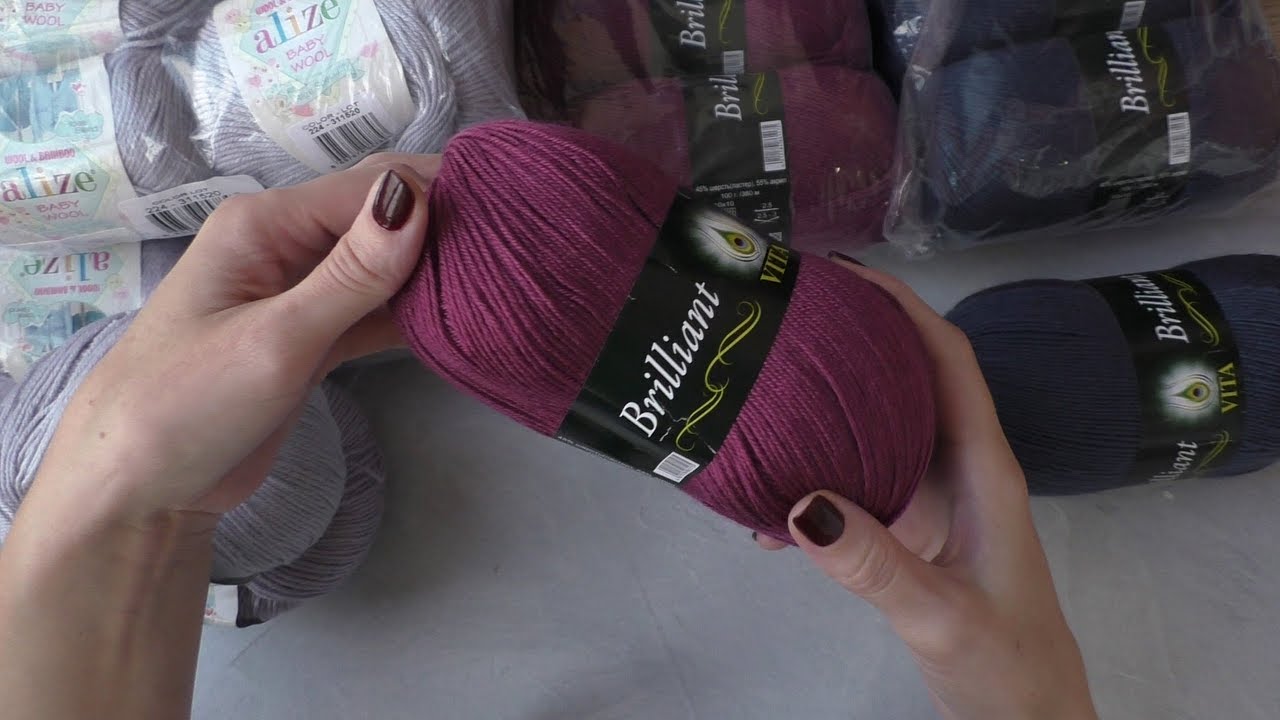 Обзор пряжи из интернет-магазина "Дом пряжи". смотреть онлайн