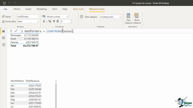 Power BI: DAX How to Count the Total Rows of a Table смотреть онлайн