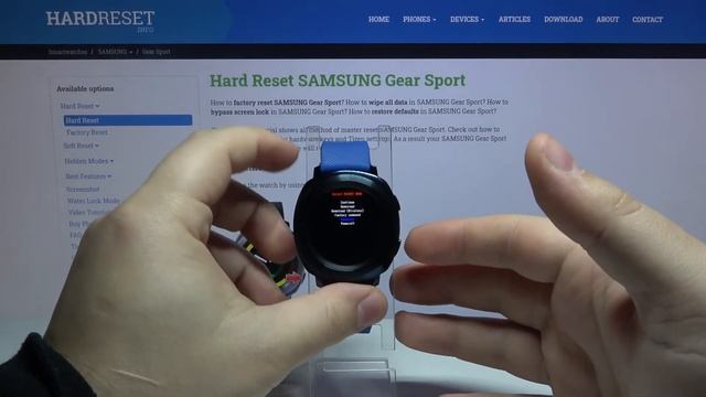 How to Factory Reset SAMSUNG Gear Sport – Erase All Content & Settings смотреть онлайн