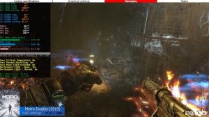 MSI KATANA GF66 (2022) - Metro Exodus Gameplay Test (i5-12500H, RTX 3050)