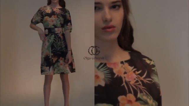 Муза 007- модное платье от от Ольги Гринюк (Olga Grinyuk) и Ozonfashion смотреть онлайн