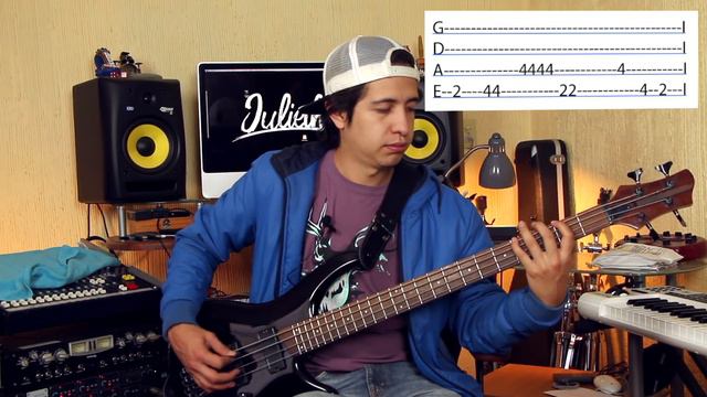 Como tocar American Idiot en Bajo con Tabs | Hugo Zerecero | Green Day смотреть онлайн