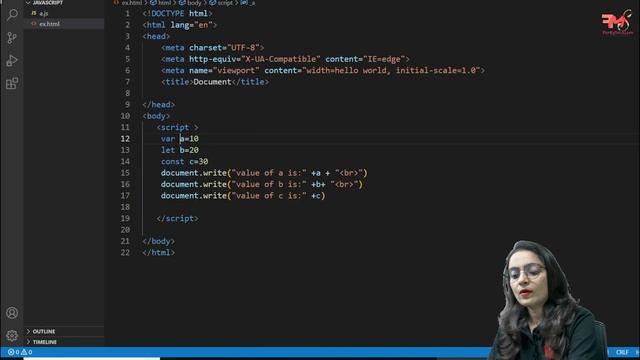 Variables in JavaScript | var,let,const in JS | JavaScript Tutorial #4 #webdevelopment #javascript смотреть онлайн