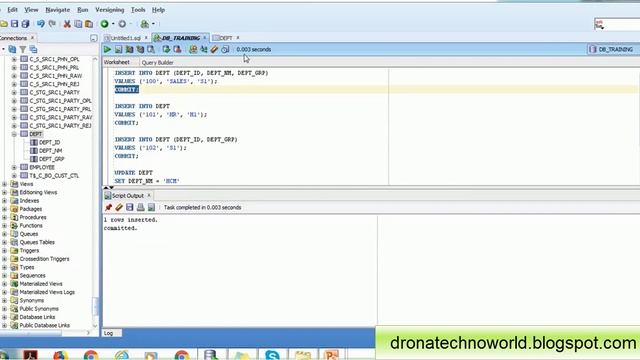 09. Oracle Database Tutorial - DML Statements - INSERT and UPDATE and DELETE смотреть онлайн