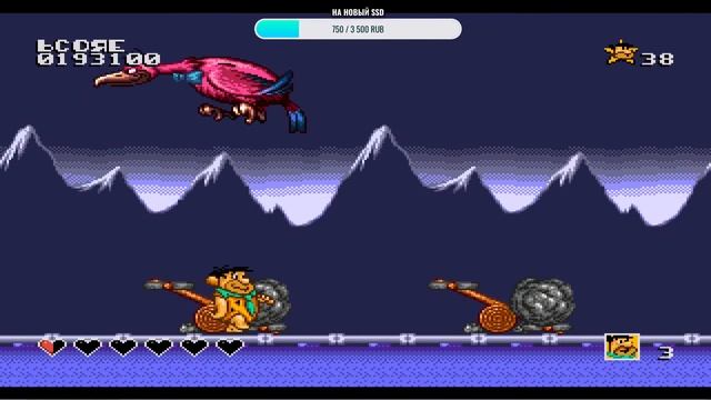 Флинстоуны полное прохождение на (SEGA) \ The Flintstones ретро прохождение смотреть онлайн