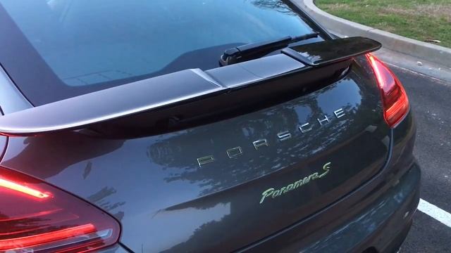 Panamera S e-Hybrid with Turbo GTS spoiler retrofit смотреть онлайн