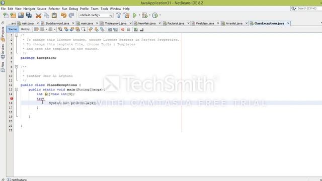 java-programming-exception-handling смотреть онлайн