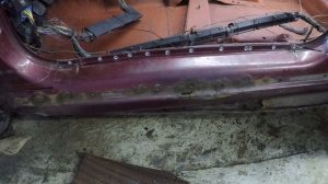 замена порога, опель вектра б (часть 2)