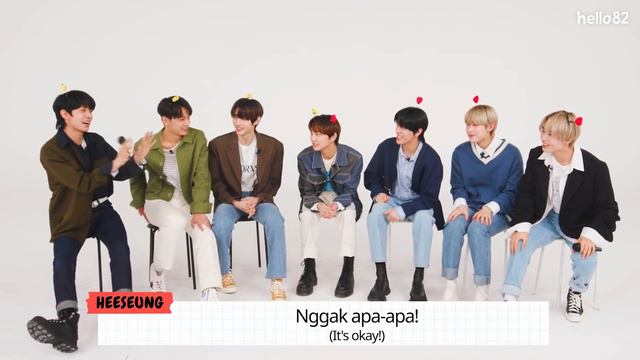ENHYPEN Sounds Just Like Your Indonesian Crush | Tongue Twister смотреть онлайн