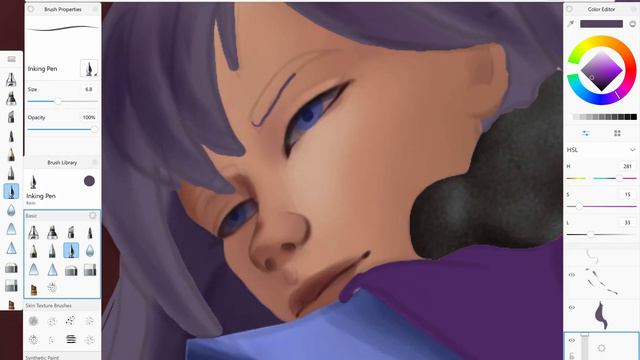 Genshin Impact- MONA || Autodesk Sketchbook смотреть онлайн