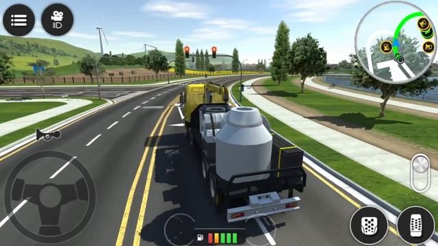 Awesome CONSTRUCTION CRANE Missions in Drive Simulator. Drive Simulator Android Gameplay. смотреть онлайн
