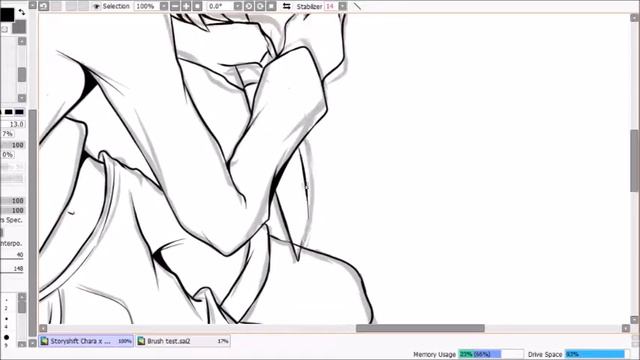 Speedpaint #3 Storyshift Frisk and Chara смотреть онлайн