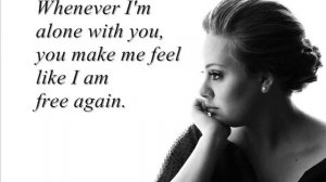 adele - lovesong with lyrics || HD ||.