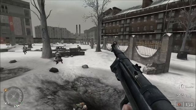 Call of Duty 2 (DirectX7) on GT 520 смотреть онлайн