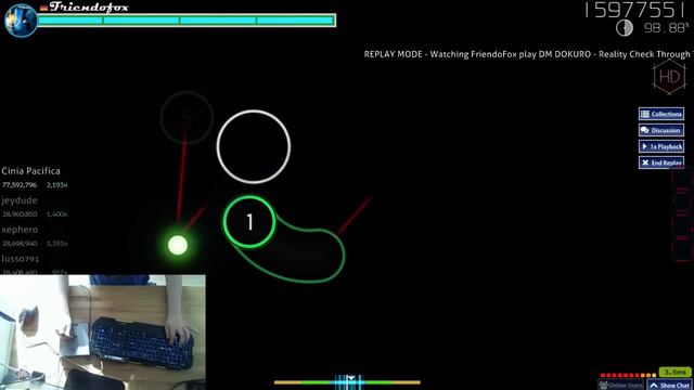 osu! | DM DOKURO - Reality Check Through The Skull [UnReality] +HD FC смотреть онлайн