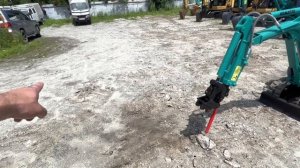 Обзор мини экскаватора Komatsu PC03-2 со встроенным гидромолотом