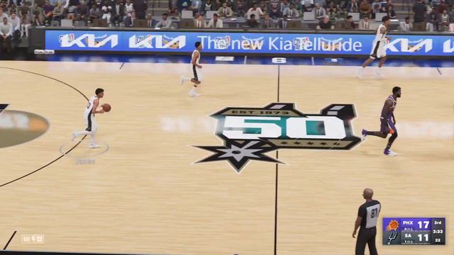 Victor Wembanyama Spurs vs Suns NBA 2k24 Rosters Ps5 Gameplay смотреть онлайн