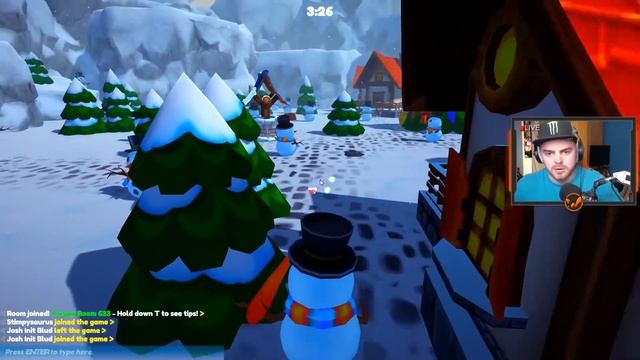 Could YOU win this snowball fight? (Winter Warland) смотреть онлайн