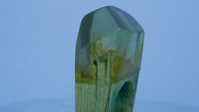 Кольцо из дерева и эпоксидной смолы "butterfly" wooden box смотреть онлайн