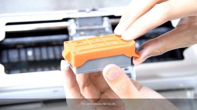 PGI-35/CLI-36:How To Replace The Cartridge With PGI-35/CLI-36 On Canon Printer IP100